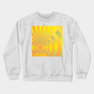 Banana Rafts Floating Over a Mango Stream Crewneck Sweatshirt